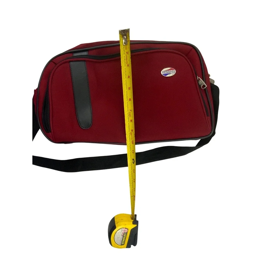 American Tourister Canvas Shoulder‎ Bag Travel Duffel Carry On Adjustable Strap